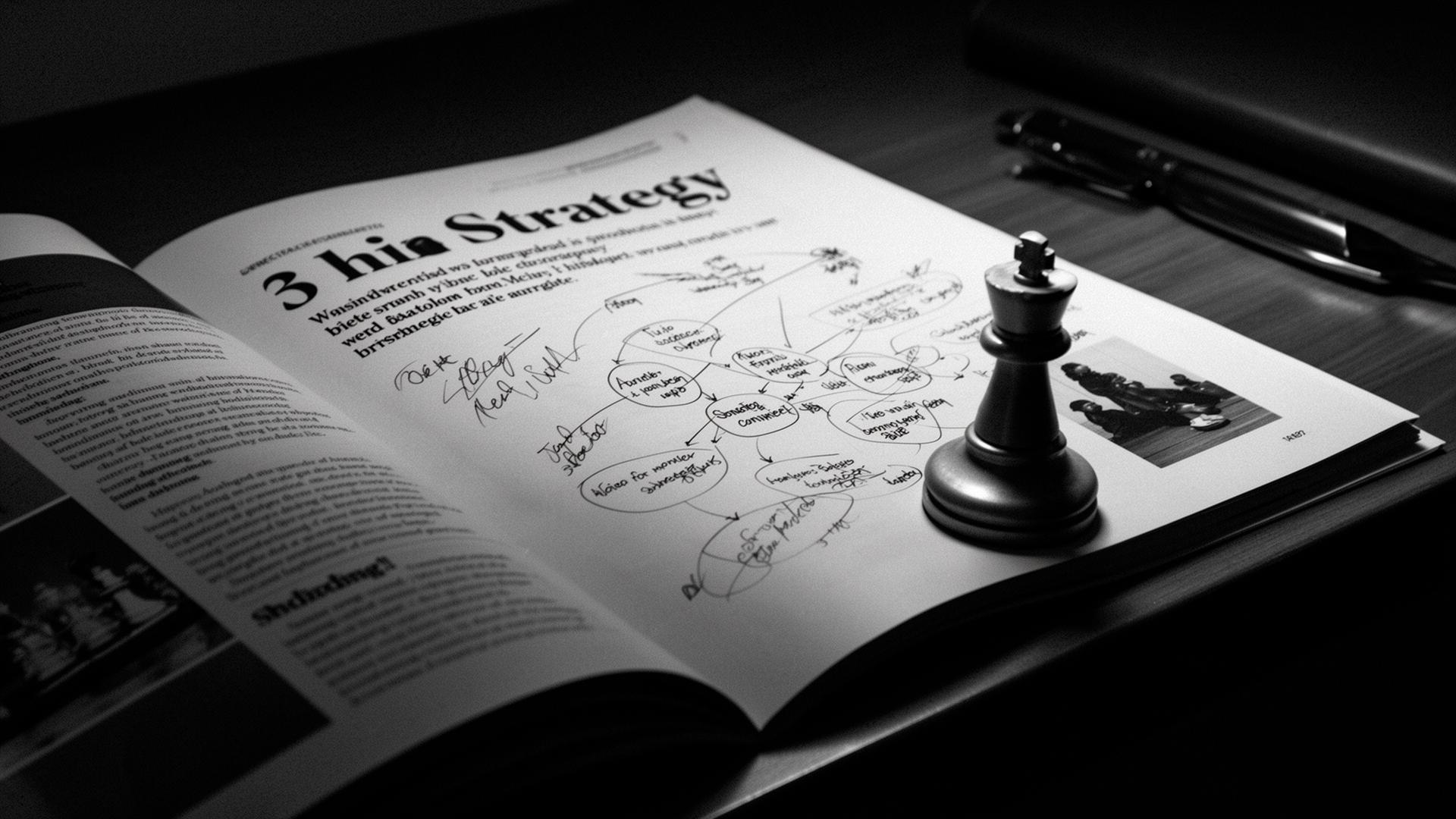 Interior spread mockup of Issue 01